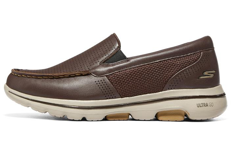 Skechers Go Walk 5 'Brown Leather' 216023-BRN