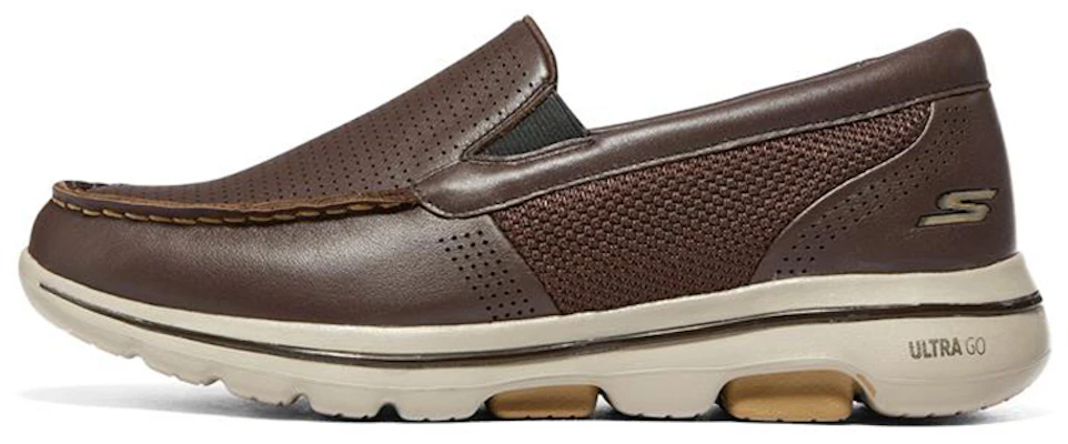 Skechers Go Walk 5 'Brown Leather' 216023-BRN Buy Skechers Go Walk 5 'Brown Leather' 216023-BRN