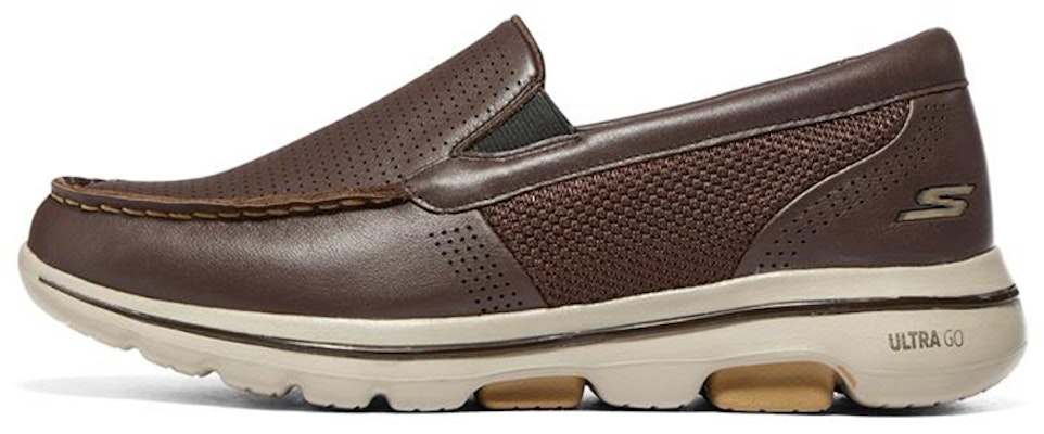 Skechers Go Walk 5 'Brown Leather' 216023-BRN Buy Skechers Go Walk 5 'Brown Leather' 216023-BRN