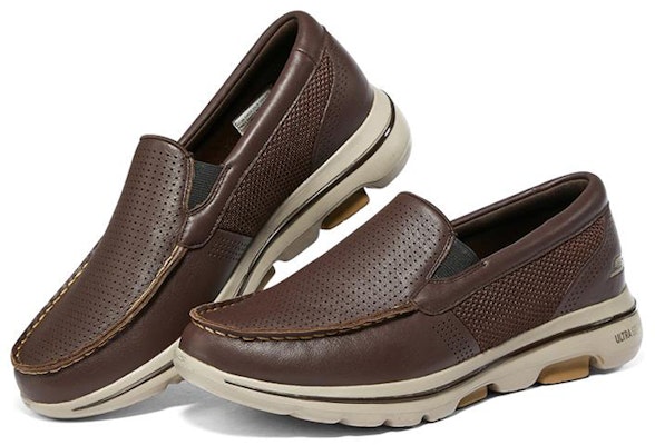 Skechers Go Walk 5 'Brown Leather' 216023-BRN Lookbook Skechers Go Walk 5 'Brown Leather' 216023-BRN