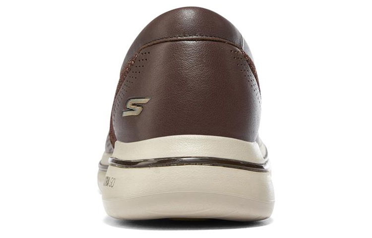 Shop Skechers Go Walk 5 'Brown Leather' 216023-BRN