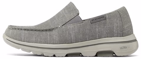 Skechers Go Walk 5 'Grey Canvas Slip-On' 216026-GRY Skechers Go Walk 5 'Grey Canvas Slip-On' 216026-GRY