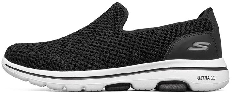 skechers-go-walk-5-lazy-shoes-black-and-white-661059-blk