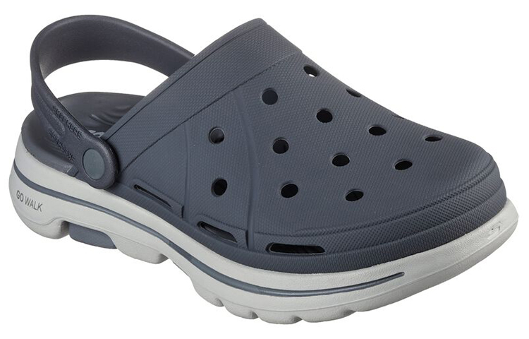 Lookbook Skechers Go Walk 5 ''Sandale Sport Légère et Décontractée - Gris'' 243032-CHAR