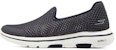Kasut Skechers Go Walk 5 'Kelabu Gelap' 894132-NVY
