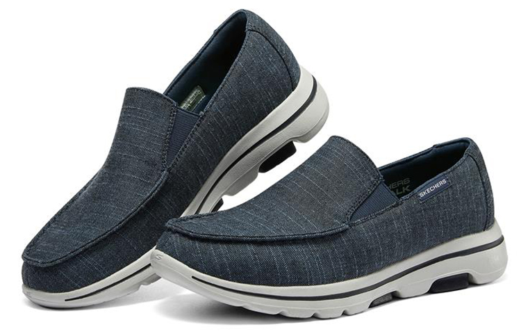 Lookbook Skechers Go Walk 5 ''Navy Blau Slip-On'' 216026-NVY