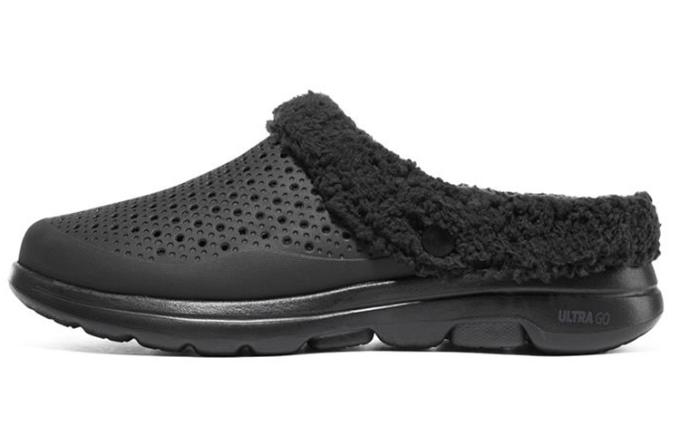 Skechers Go Walk 5 Fleece 'Black' 243014-BKGY