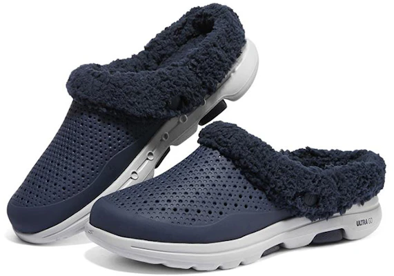 Skechers Go Walk 5 Fleece ''Navy Ink Blue'' Sneakers 243014-NVY Lookbook Skechers Go Walk 5 Fleece ''Navy Ink Blue'' Sneakers 243014-NVY