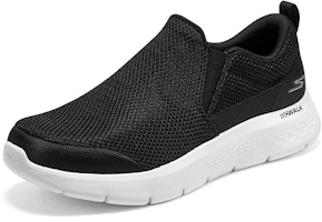 Skechers Go Walk 5 休閒靴 Go Walk Flex 防滑耐磨 生活休閒鞋 男款 黑白 Lookbook Skechers Go Walk 5 休閒靴 Go Walk Flex 防滑耐磨 生活休閒鞋 男款 黑白