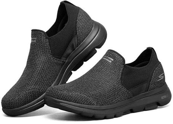 Skechers Go Walk 5 Sepatu Low-Top Abu-Abu/Hitam 216027-BKCC Lookbook Skechers Go Walk 5 Sepatu Low-Top Abu-Abu/Hitam 216027-BKCC