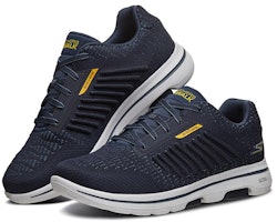 Skechers Go Walk 5 Low-Top Biru/Kuning 661035-NVYL Lookbook Skechers Go Walk 5 Low-Top Biru/Kuning 661035-NVYL