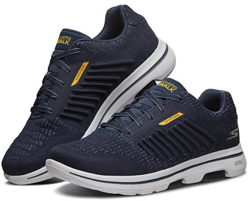 Skechers Go Walk 5 Low-Top Blue/Yellow 661035-NVYL Lookbook Skechers Go Walk 5 Low-Top Blue/Yellow 661035-NVYL