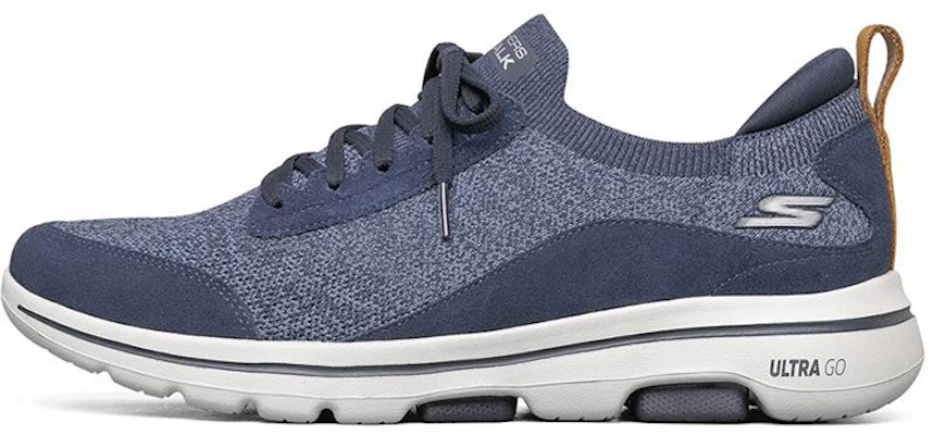 Skechers Go Walk 5 Low Top Biru Tua 216044-NVGY Buy Skechers Go Walk 5 Low Top Biru Tua 216044-NVGY