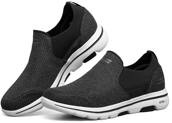 Skechers Go Walk 5 Sin Cordones 'Negro Blanco' 216027-BKW Lookbook Skechers Go Walk 5 Sin Cordones 'Negro Blanco' 216027-BKW