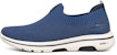 Skechers Go Walk 5 Kasut Sarung 'Biru' 216042-BLU