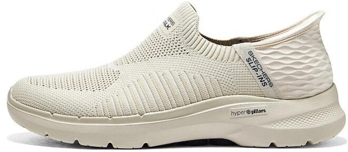 Skechers Go Walk 6 'Beige' Wanita Lelaki Beige Kasual. 894235-NAT Buy Skechers Go Walk 6 'Beige' Wanita Lelaki Beige Kasual. 894235-NAT