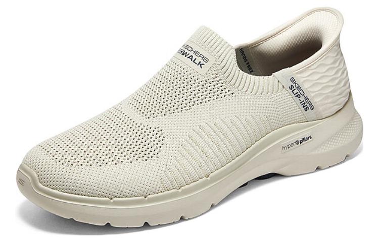 Order Skechers Go Walk 6 'Beige' Wanita Lelaki Beige Kasual. 894235-NAT