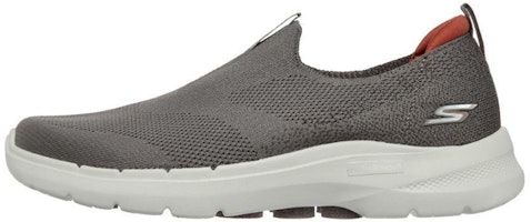 Skechers Go Walk 6 防滑透氣 一腳蹬運動休閒鞋 深灰 Buy Skechers Go Walk 6 防滑透氣 一腳蹬運動休閒鞋 深灰