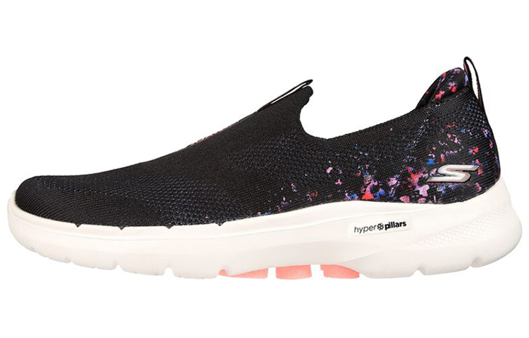 Buy Skechers Go Walk 6 - Floral Sunrise 減震耐磨 懶人運動休閒鞋 黑