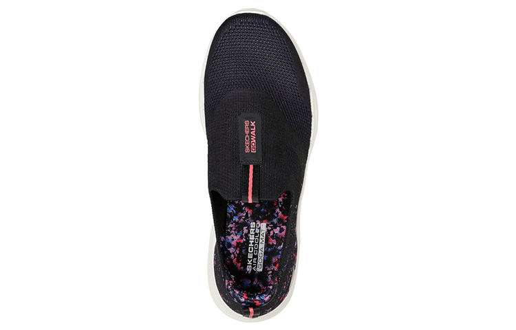 Lookbook Skechers Go Walk 6 ''Lever du Soleil Floral'' 124543-BKMT