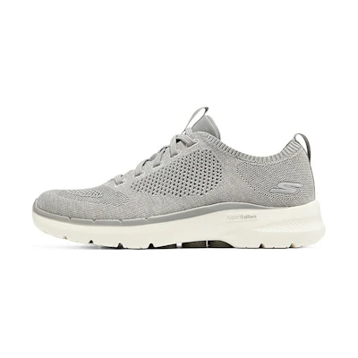 Skechers Go Walk 6 Shoes 'Grey Cream White'