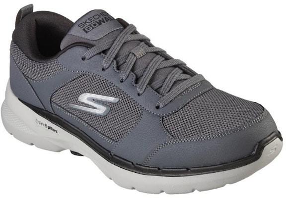 Skechers Go Walk 6 'Kasut Lari Rendah Kelabu' 216203-CCBK Lookbook Skechers Go Walk 6 'Kasut Lari Rendah Kelabu' 216203-CCBK