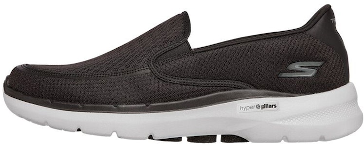 Skechers Go Walk 6 Orva 透氣舒適 低幫運動休閒鞋 黑灰 Buy Skechers Go Walk 6 Orva 透氣舒適 低幫運動休閒鞋 黑灰