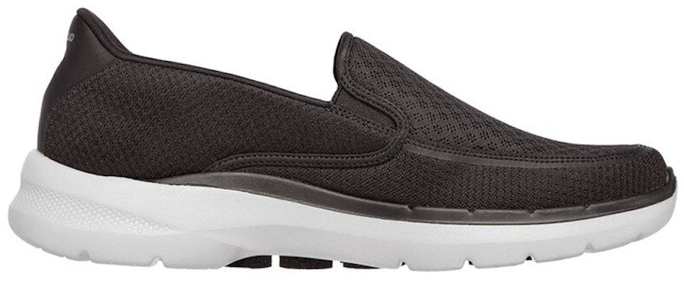 Skechers Go Walk 6 'Orva Breathable Comfort Low-cut Casual Black Grey' 216200-BKGY Order Skechers Go Walk 6 'Orva Breathable Comfort Low-cut Casual Black Grey' 216200-BKGY