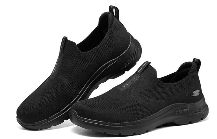 Lookbook Skechers Go Walk 6 Slip On 'Hitam Sepenuhnya' 216202-BBK