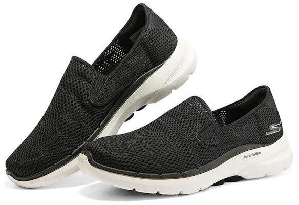 斯凯奇Go Walk 6系列 '黑白' 894136-BLK Lookbook 斯凯奇Go Walk 6系列 '黑白' 894136-BLK