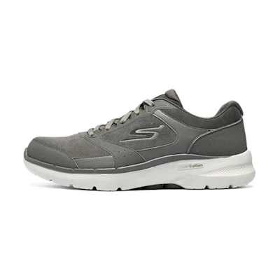 Skechers Go Walk 6 Shoes 'Grey White'