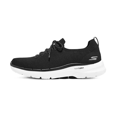 Skechers Go Walk 6 Hyper Burst 'Black White'
