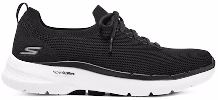 Order Skechers Go Walk 6 Hyper Burst 發泡科技 低幫一腳蹬運動休閒鞋 黑白色