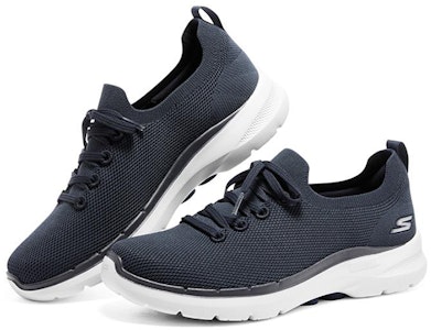 Skechers Go Walk 6 Hyper Burst 'Navy Blue Slip-On' Kasut Lelaki Navy 216272-NVY Lookbook Skechers Go Walk 6 Hyper Burst 'Navy Blue Slip-On' Kasut Lelaki Navy 216272-NVY