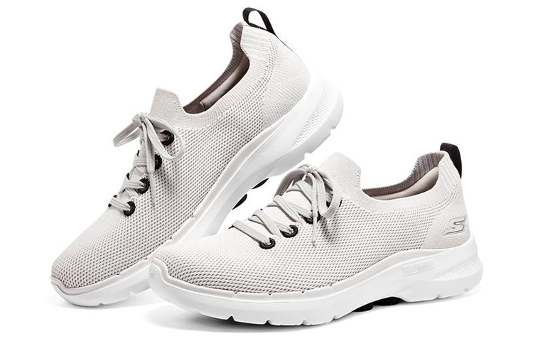 Lookbook スケッチャーズ GOwalk 6 白黒 216272-WBK