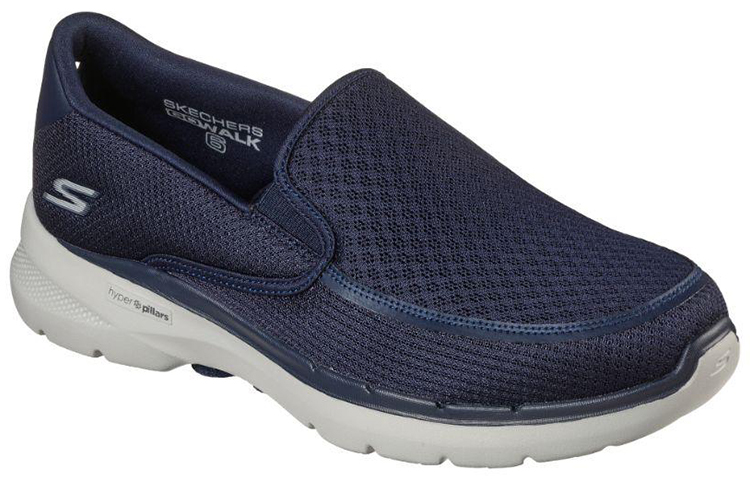 Lookbook Skechers Go Walk 6 Orva Zapatos cómodos para caminar 216200-NVY