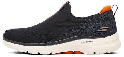 Skechers Go Walk 6 Slip On 'Navy Orange' 216202-NVOR Skechers Go Walk 6 Slip On 'Navy Orange' 216202-NVOR