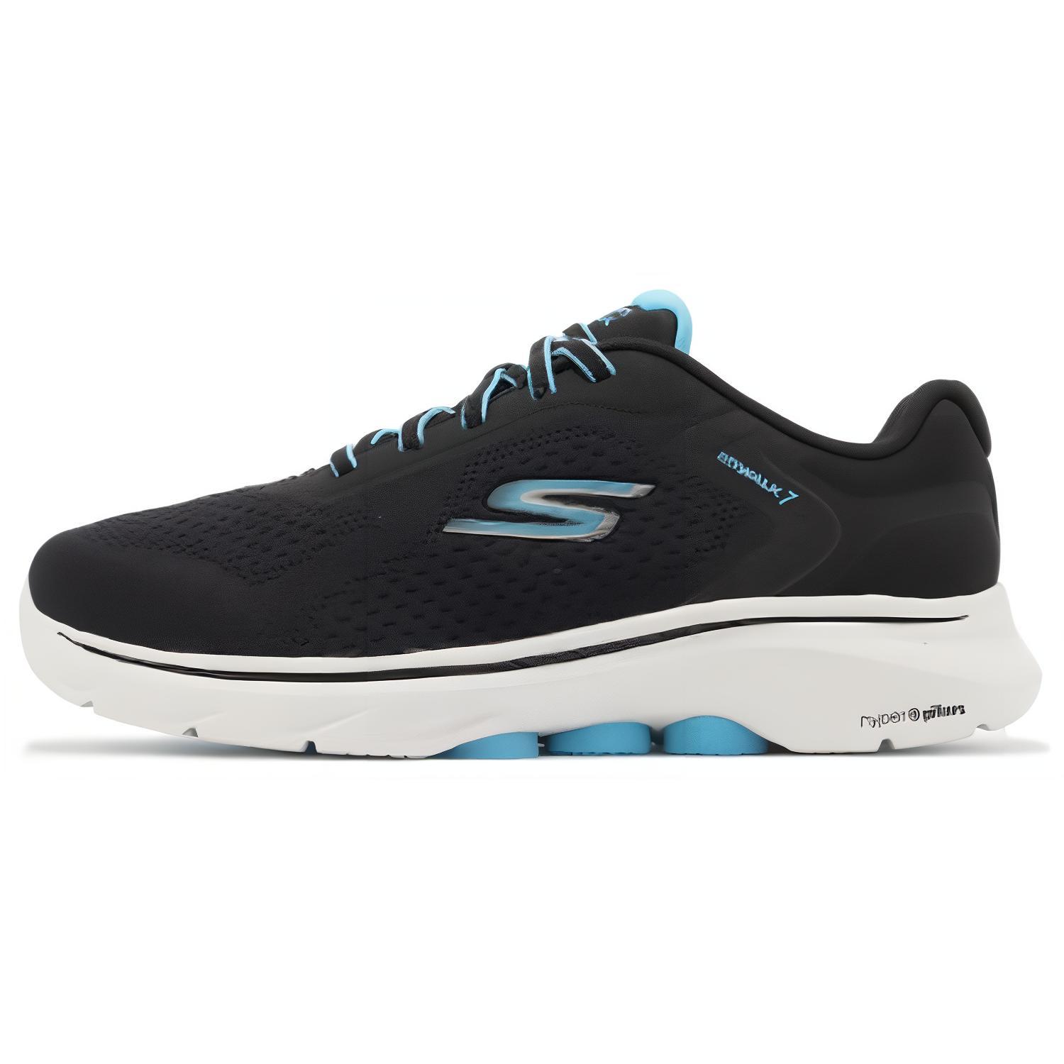 Skechers Go Walk 7 'White Black' 125215-WBKTQ