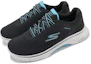 Lookbook Skechers Go Walk 7 'White Black' 125215-WBKTQ