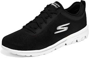 Skechers Go Walk Classic Lace Up 'Hitam Putih' 216457-BKW Lookbook Skechers Go Walk Classic Lace Up 'Hitam Putih' 216457-BKW