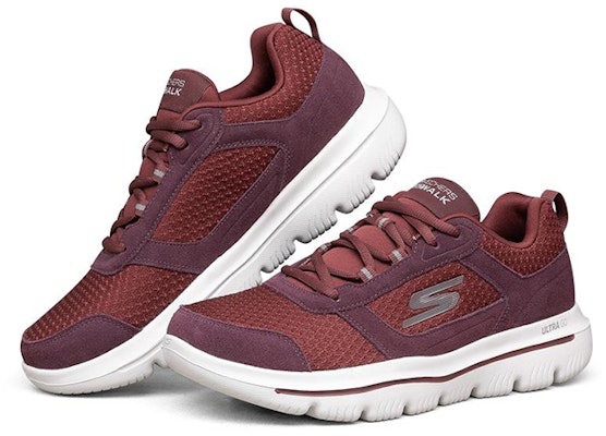 스케쳐스 고워크 버건디 (Skechers Go Walk Burgundy) 661006-BURG Lookbook 스케쳐스 고워크 버건디 (Skechers Go Walk Burgundy) 661006-BURG