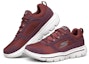 Lookbook Skechers Go Walk 'Burgundy' Merah Tua 661006-BURG