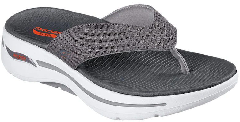 Skechers Go Walk 'Comfy Grey Thong Sport Slides' 229057-GRY Lookbook Skechers Go Walk 'Comfy Grey Thong Sport Slides' 229057-GRY