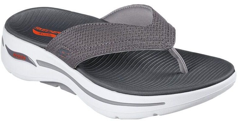 Skechers Go Walk 'Comfy Grey Thong Sport Slides' 229057-GRY Lookbook Skechers Go Walk 'Comfy Grey Thong Sport Slides' 229057-GRY