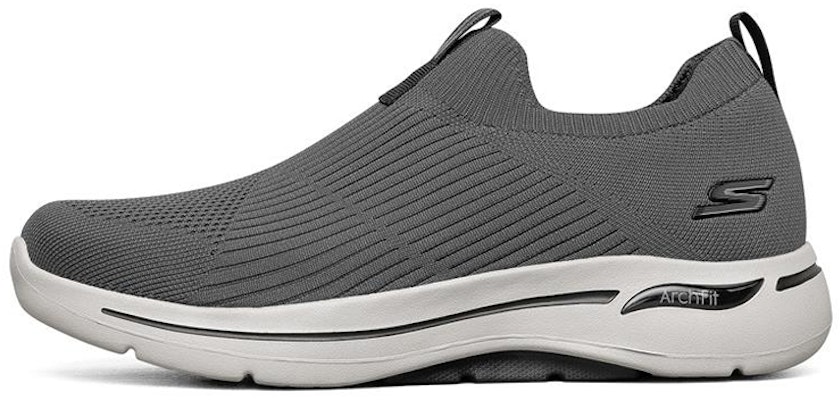 Skechers GO WALK 耐磨 低幫 跑步鞋 男款 木炭灰 Buy Skechers GO WALK 耐磨 低幫 跑步鞋 男款 木炭灰