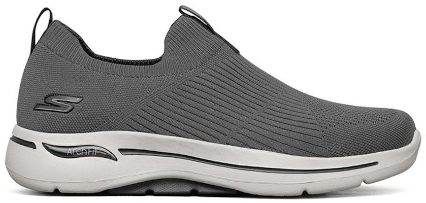 Skechers GO WALK 耐磨 低幫 跑步鞋 男款 木炭灰 Order Skechers GO WALK 耐磨 低幫 跑步鞋 男款 木炭灰