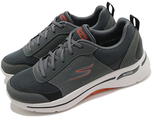 Skechers Go Walk ''Gris Baskets Basses Décontractées Respirantes Running'' 216122-CCOR Lookbook Skechers Go Walk ''Gris Baskets Basses Décontractées Respirantes Running'' 216122-CCOR