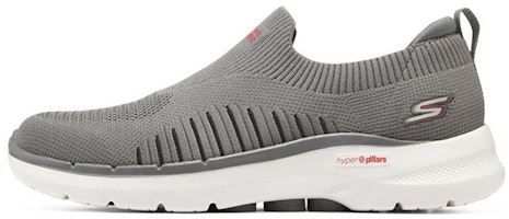 Skechers Go Walk 'Grey Red Comfort Low-Top' 216205-GYRD Skechers Go Walk 'Grey Red Comfort Low-Top' 216205-GYRD