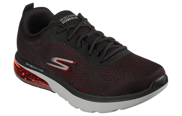 Shop Skechers Go Walk Air 2.0 'Black Red' 216241-BKRD
