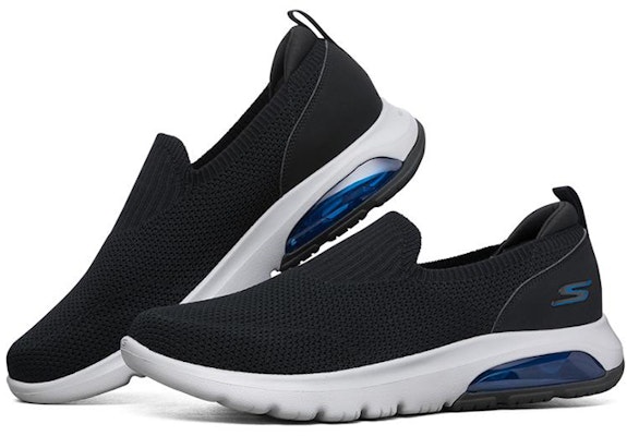 Skechers Go Walk Air 'Black Blue' 54490-BKBL Lookbook Skechers Go Walk Air 'Black Blue' 54490-BKBL